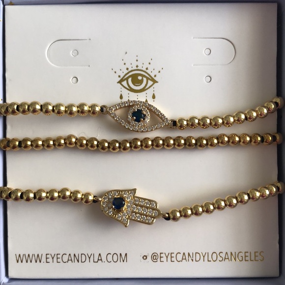 Eye Candy 3-piece Bracelet Set - Picture 2 of 5